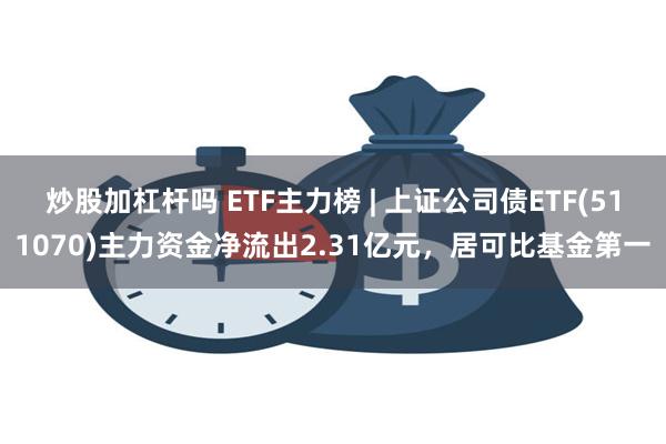 炒股加杠杆吗 ETF主力榜 | 上证公司债ETF(511070)主力资金净流出2.31亿元，居可比基金第一