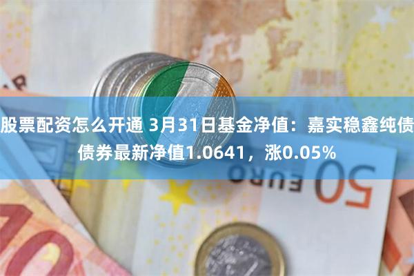 股票配资怎么开通 3月31日基金净值：嘉实稳鑫纯债债券最新净值1.0641，涨0.05%