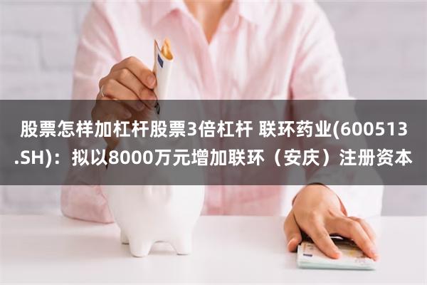 股票怎样加杠杆股票3倍杠杆 联环药业(600513.SH)：拟以8000万元增加联环（安庆）注册资本