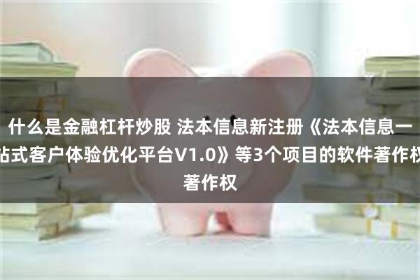 什么是金融杠杆炒股 法本信息新注册《法本信息一站式客户体验优化平台V1.0》等3个项目的软件著作权
