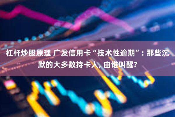 杠杆炒股原理 广发信用卡“技术性逾期”: 那些沉默的大多数持卡人, 由谁叫醒?