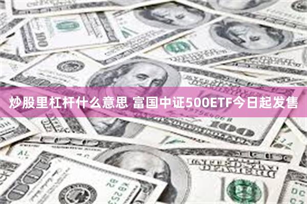 炒股里杠杆什么意思 富国中证500ETF今日起发售