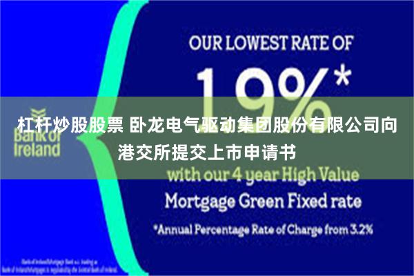 杠杆炒股股票 卧龙电气驱动集团股份有限公司向港交所提交上市申请书